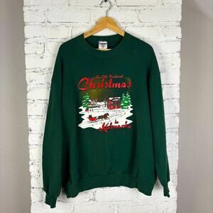 Vintage An Old Fashioned Christmas in Kalona,IA Sweatshirt